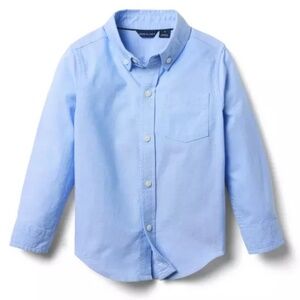 Janie and Jack- The Oxford Shirt, Light blue,  12-18M